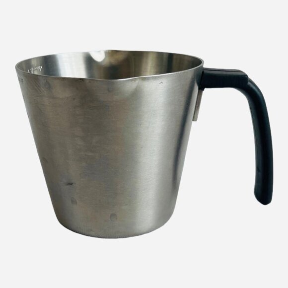 Measuring Jug 2 Cups Stainless Steel Measuring Cup Barista Milk Pitcher - Picture 3 of 5